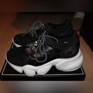 Black Platform Sneakers (Never Worn) From Monk Vintage